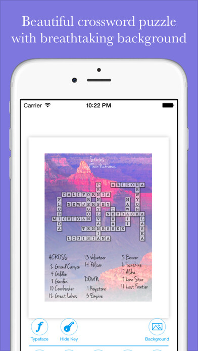 Emulate iPhone app Crossword Puzzle Maker using MyAndroid Emulate iPhone app Crossword Puzzle Maker using MyAndroid