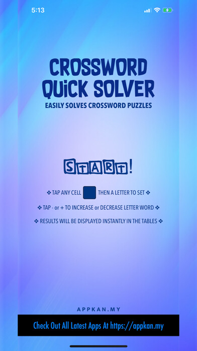Emulate iPhone app Crossword Quick Solver using MyAndroid Emulate iPhone app Crossword Quick Solver using MyAndroid