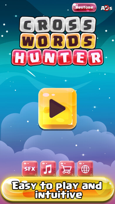 Emulate iPhone app Cross Words Hunter - Word game using MyAndroid Emulate iPhone app Cross Words Hunter - Word game using MyAndroid
