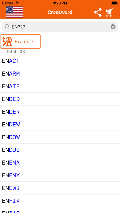 Emulate iPhone app Crossword Solver Clue using MyAndroid Emulate iPhone app Crossword Solver Clue using MyAndroid