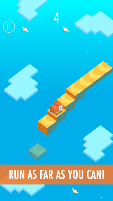 Emulate iPhone app Crossy Cloud Jump - Endless Hopper Run using MyAndroid