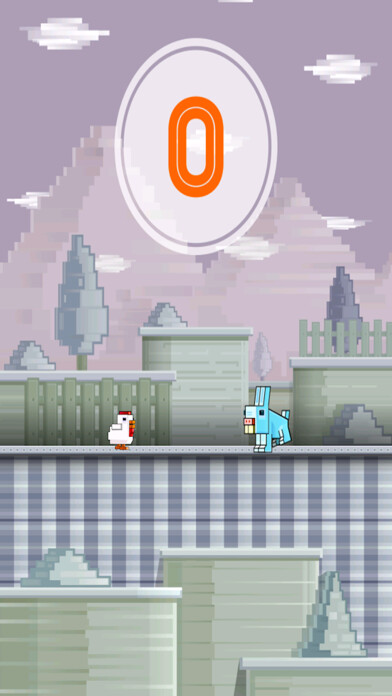 Emulate iPhone app Crossy Pixel Run using MyAndroid