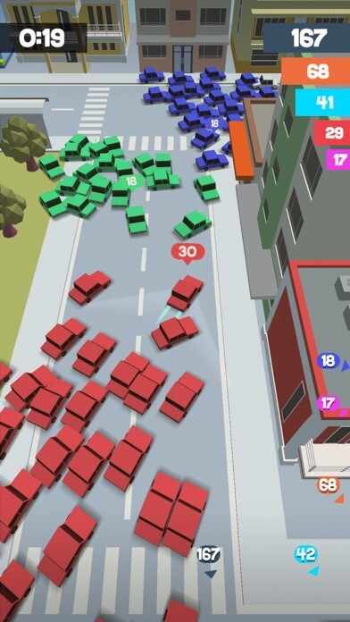 Emulate iPhone app Crowd Drift Cars City io using MyAndroid