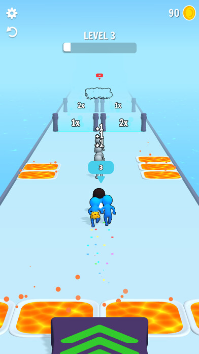 Emulate iPhone app Crowd Fight 3D using MyAndroid Emulate iPhone app Crowd Fight 3D using MyAndroid