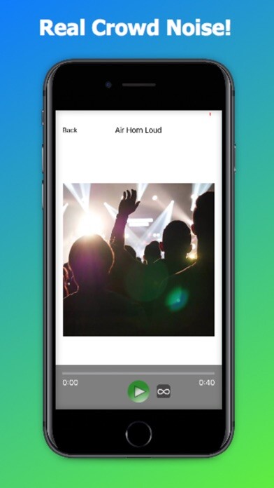 Emulate iPhone app Crowd Noise & Air Horn Loud using MyAndroid