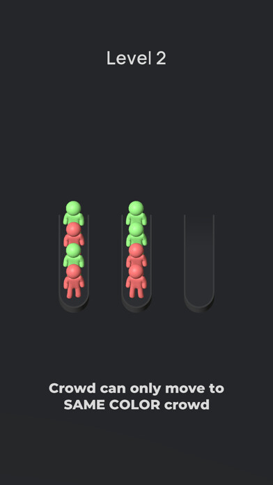 Emulate iPhone app Crowd Sort: Color Sorting Game using MyAndroid Emulate iPhone app Crowd Sort: Color Sorting Game using MyAndroid