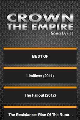 Emulate Android APK Crown The Empire Album Lyrics Emulate Android APK Crown The Empire Album Lyrics