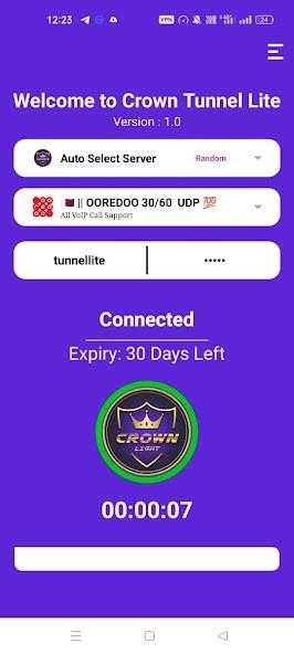 Run android online APK Crown Tunnel Lite from MyAndroid or emulate Crown Tunnel Lite using MyAndroid