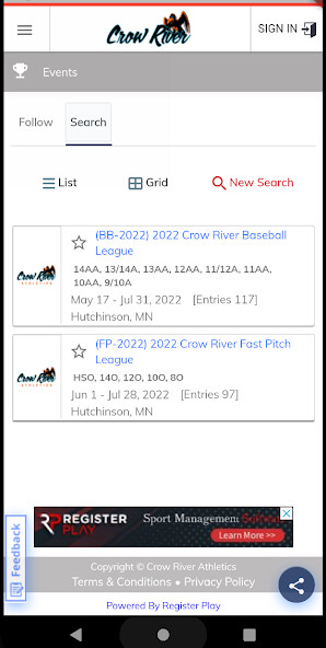Run android online APK Crow River Athletics from MyAndroid or emulate Crow River Athletics using MyAndroid Run android online APK Crow River Athletics from MyAndroid or emulate Crow River Athletics using MyAndroid