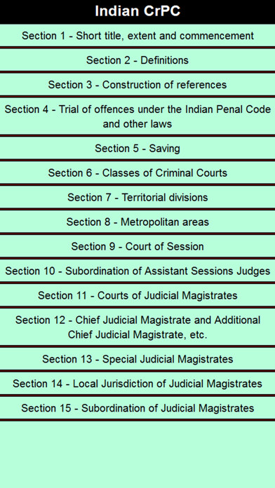 Emulate iPhone app Crpc Code of Criminal Procedre using MyAndroid Emulate iPhone app Crpc Code of Criminal Procedre using MyAndroid