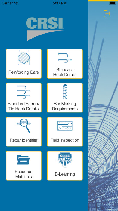 Emulate iPhone app CRSI Rebar Reference using MyAndroid Emulate iPhone app CRSI Rebar Reference using MyAndroid