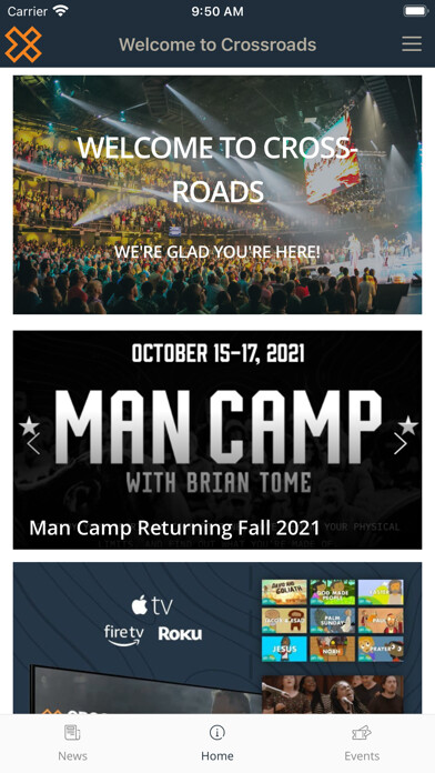Emulate iPhone app CRSRDS HUB using MyAndroid