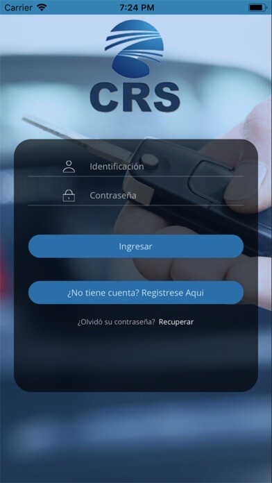 Emulate iPhone app CRS Seguros using MyAndroid