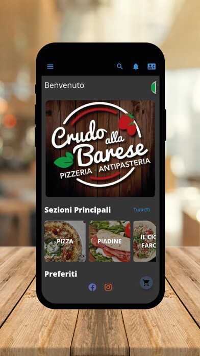 Emulate iPhone app Crudo alla barese using MyAndroid Emulate iPhone app Crudo alla barese using MyAndroid