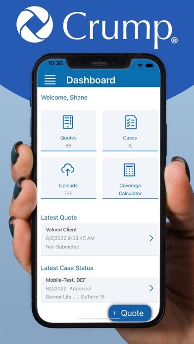 Emulate iPhone app Crump Life Insurance Services using MyAndroid Emulate iPhone app Crump Life Insurance Services using MyAndroid