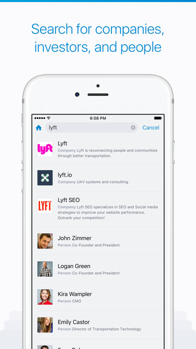 Emulate iPhone app Crunchbase using MyAndroid Emulate iPhone app Crunchbase using MyAndroid