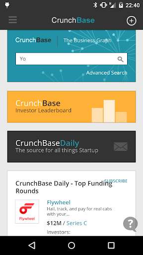 Run android online APK CrunchBase Viewer from MyAndroid or emulate CrunchBase Viewer using MyAndroid