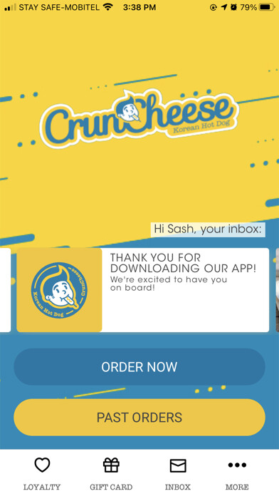 Emulate iPhone app CrunCheese using MyAndroid