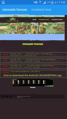 Emulate Android APK Crusader Travian T3.T4
