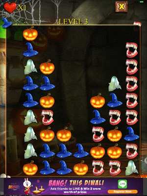 Emulate Android APK crush play - halloween store