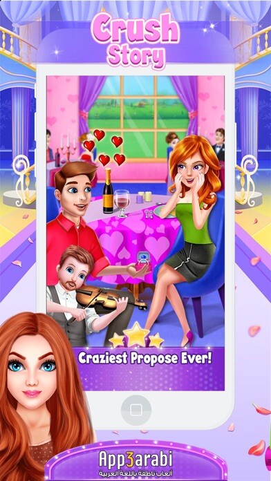 Emulate iPhone app Crush Story: Girl Beauty Salon using MyAndroid