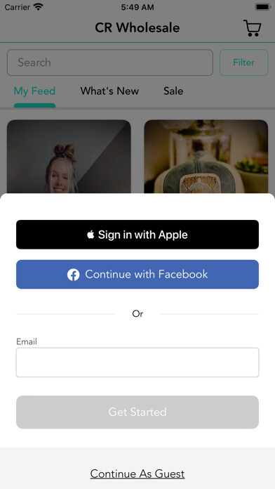 Emulate iPhone app CR Wholesale using MyAndroid Emulate iPhone app CR Wholesale using MyAndroid