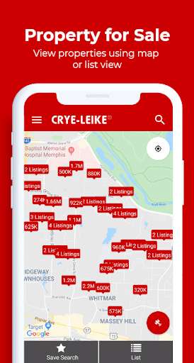 Run android online APK Crye-Leike Real Estate Services: Homes for Sale from MyAndroid or emulate Crye-Leike Real Estate Services: Homes for Sale using MyAndroid