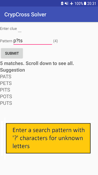 Run android online APK CrypCross Solver from MyAndroid or emulate CrypCross Solver using MyAndroid