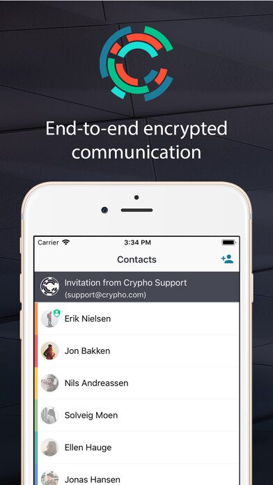 Emulate iPhone app Crypho using MyAndroid