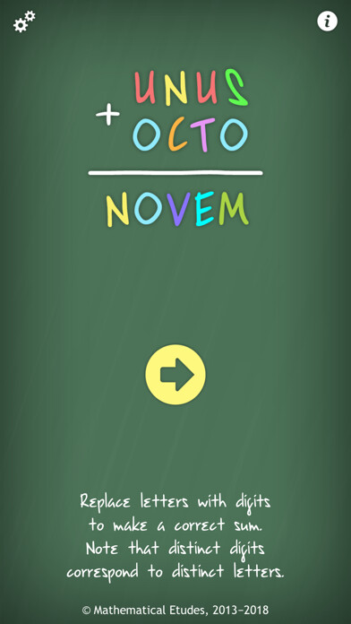Emulate iPhone app Cryptarithms using MyAndroid Emulate iPhone app Cryptarithms using MyAndroid