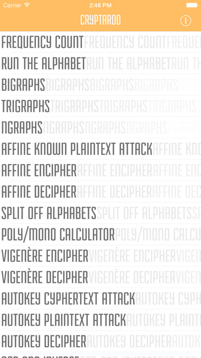 Emulate iPhone app Cryptaroo using MyAndroid