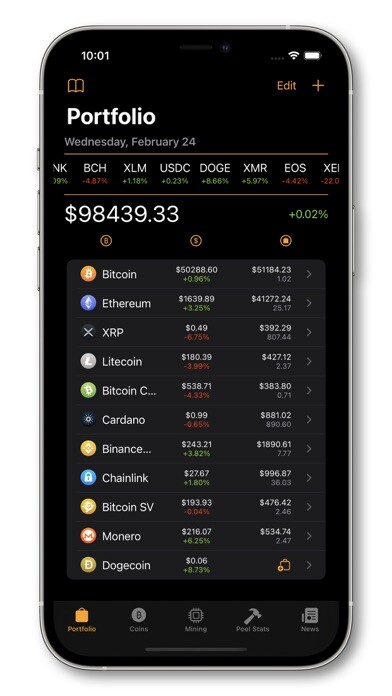Emulate iPhone app CryptoBull - Cryptocurrencies using MyAndroid Emulate iPhone app CryptoBull - Cryptocurrencies using MyAndroid