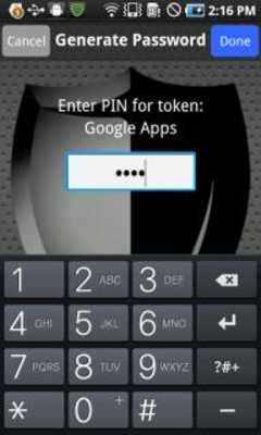 Emulate Android APK CRYPTOCard MP-1 Authentication