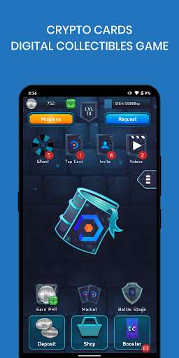 Run android online APK Crypto Cards Collect and Earn from MyAndroid or emulate Crypto Cards Collect and Earn using MyAndroid