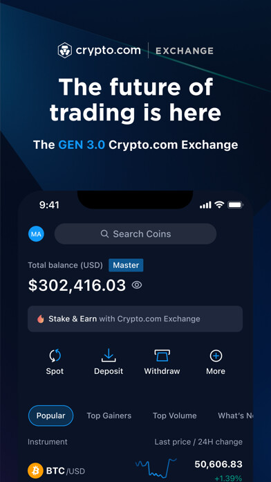 Emulate iPhone app Crypto.com Exchange using MyAndroid Emulate iPhone app Crypto.com Exchange using MyAndroid