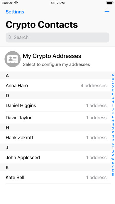 Emulate iPhone app Crypto Contacts using MyAndroid Emulate iPhone app Crypto Contacts using MyAndroid