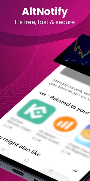 Run android online APK Crypto Exchange Listing Alerts from MyAndroid or emulate Crypto Exchange Listing Alerts using MyAndroid
