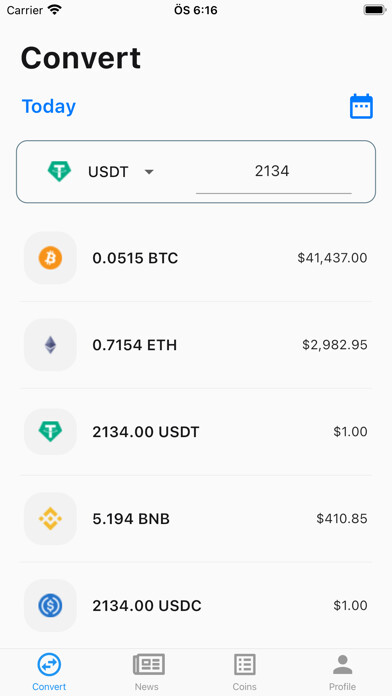 Emulate iPhone app Crypto Gain Loss Converter using MyAndroid Emulate iPhone app Crypto Gain Loss Converter using MyAndroid