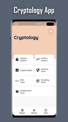 Run android online APK Cryptology - Cryptographic Primitives & Math Tools from MyAndroid or emulate Cryptology - Cryptographic Primitives & Math Tools using MyAndroid