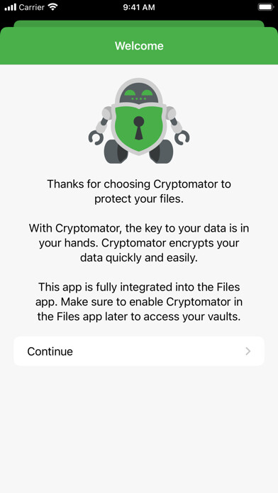 Emulate iPhone app Cryptomator using MyAndroid Emulate iPhone app Cryptomator using MyAndroid