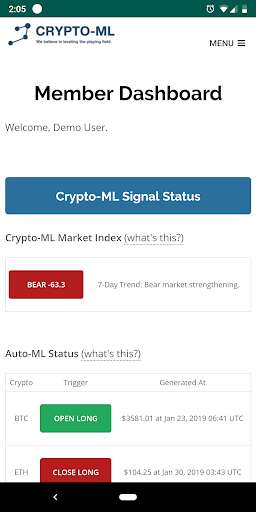 Run android online APK Crypto-ML - Machine Learning for Crypto Traders. from MyAndroid or emulate Crypto-ML - Machine Learning for Crypto Traders. using MyAndroid Run android online APK Crypto-ML - Machine Learning for Crypto Traders. from MyAndroid or emulate Crypto-ML - Machine Learning for Crypto Traders. using MyAndroid