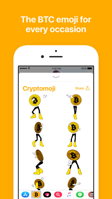 Emulate iPhone app Cryptomoji - Animated Stickers using MyAndroid Emulate iPhone app Cryptomoji - Animated Stickers using MyAndroid
