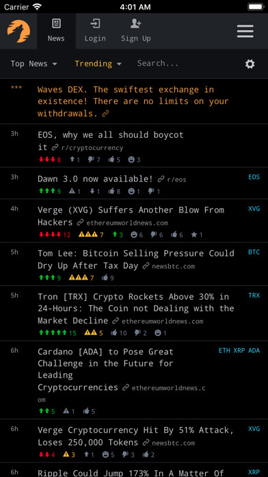 Emulate iPhone app CryptoPanic using MyAndroid Emulate iPhone app CryptoPanic using MyAndroid