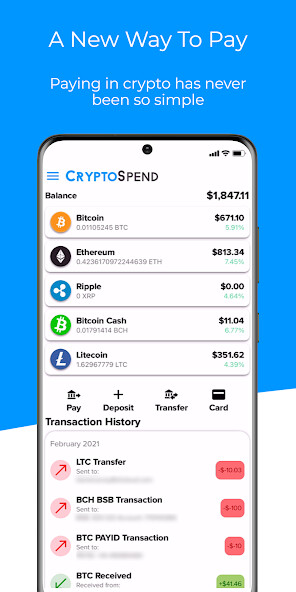 Run android online APK Cryptospend from MyAndroid or emulate Cryptospend using MyAndroid