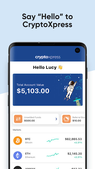Run android online APK CryptoXpress: Crypto Made Easy from MyAndroid or emulate CryptoXpress: Crypto Made Easy using MyAndroid