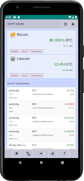 Run android online APK Crypt Saver from MyAndroid or emulate Crypt Saver using MyAndroid
