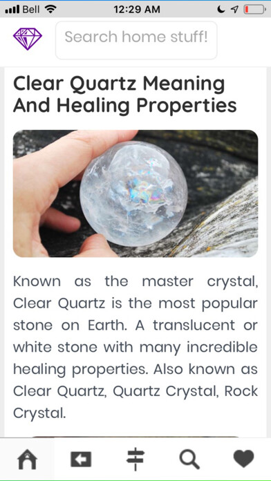 Emulate iPhone app Crystal Gemstones using MyAndroid