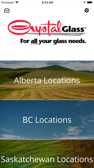 Emulate iPhone app Crystal Glass Canada Ltd. using MyAndroid Emulate iPhone app Crystal Glass Canada Ltd. using MyAndroid