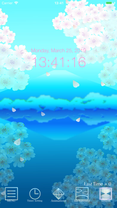Emulate iPhone app Crystal HourGlass using MyAndroid