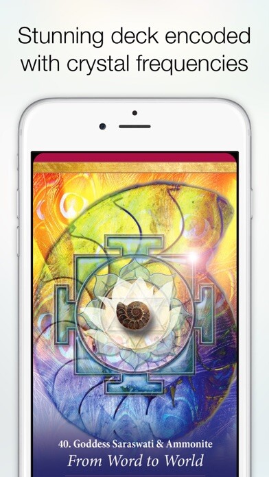 Emulate iPhone app Crystal Mandala Oracle using MyAndroid